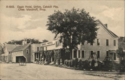 Eagle Hotel, Uriton, Catskill Mts. Chas. Woodruff, Prop. Postcard