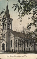St. Mary's Church Juneau, WI Postcard Postcard Postcard