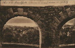 Yonkers from Park Hill Ruins New York Postcard Postcard Postcard