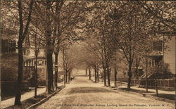 Union Place from Warburton Avenue, Looking Towards the Palisades Yonkers, NY Postcard Postcard Postcard