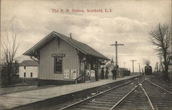 The R. R. Station Southold, NY Postcard Postcard Postcard