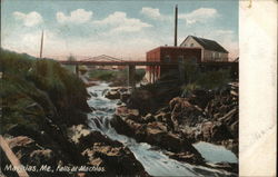 Falls at Machias Postcard