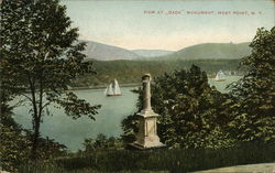 View at "Dade" Monument Postcard