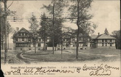 Stony Wold Sanatorium From Station, Lake Kushaqua Franklin, NY Postcard Postcard Postcard