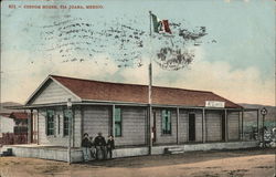 Custom House Tia Juana, Mexico Postcard Postcard Postcard
