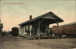 R.R. Station Middleburgh, NY Postcard Postcard Postcard