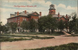 The High School Streator, IL Postcard Postcard Postcard