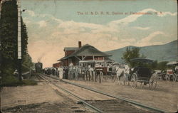 The U. & D. R. R. Station Postcard