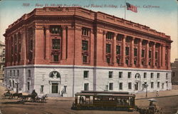 New $1,500,000 Post Office and Federal Building Los Angeles, CA Postcard Postcard Postcard