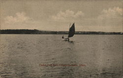Under Full Sail Postcard