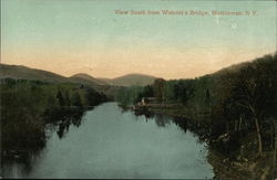 View South from Wotcott's Bridge Matteawan, NY Postcard Postcard Postcard