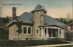 Skene Memorial Library Postcard