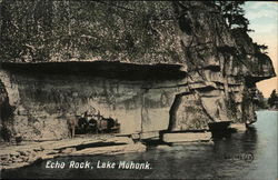 Echo Rock, Lake Mohonk New Paltz, NY Postcard Postcard Postcard