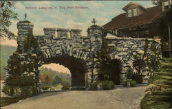 The Port Cochere Mohonk Lake, NY Postcard Postcard Postcard