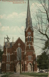 First Congregational Church Middletown, NY Postcard Postcard Postcard