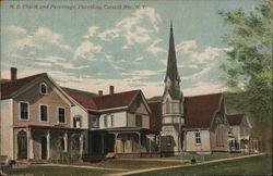 M.E. Church and Parsonage Phoenicia, NY Postcard Postcard Postcard