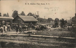 R.R. Station Pine Bush, NY Postcard Postcard Postcard