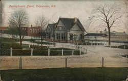 Pennsylvania Depot Valparaiso, IN Postcard Postcard Postcard