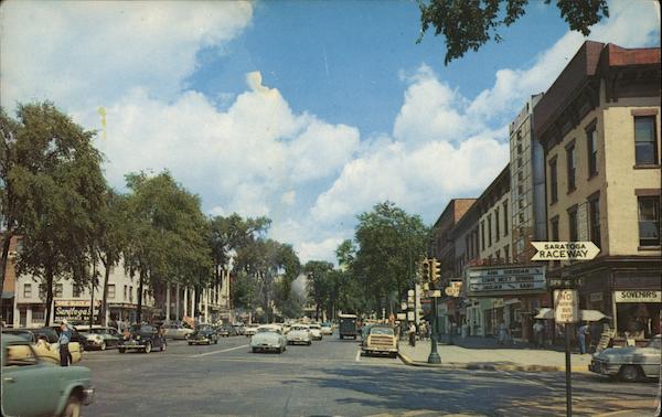 Historic Broadway Saratoga Springs New York