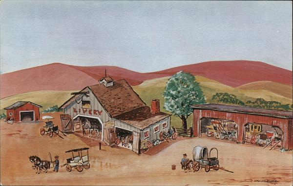 Storytown U.S.A. - Livery Stable and Carriage Shed Lake George New York