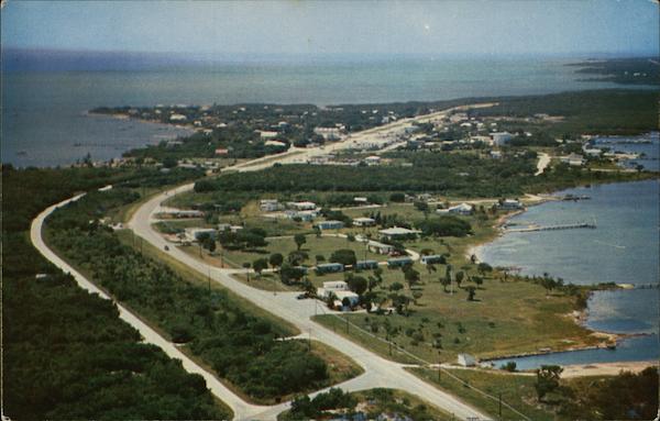 Looking South on Overseas Highway Tavernier Florida