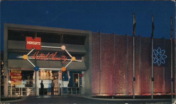Monsanto Chemical Company's Hall of Chemistry. Tomorrowland