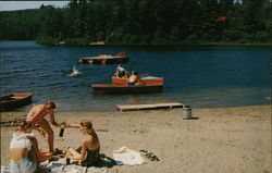 Paradox Lake in the Adirondacks of New York Postcard