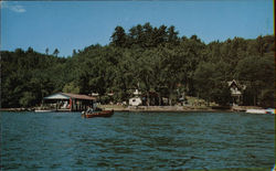 Alexander's Lodge and Cottages Hague, NY Postcard Postcard Postcard