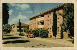 Hotel Murray and Grand Hotel Mildura, Australia Postcard Postcard Postcard