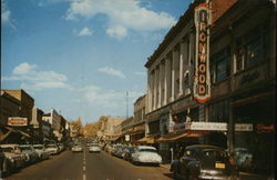 Street View of Aurora St. Postcard