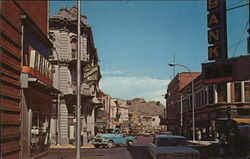 Commercial Street, Business Section Postcard