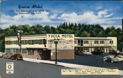 Yucca Motel Hollywood, CA Postcard Postcard Postcard