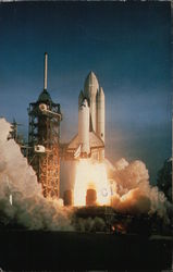 First Launch of Space Shuttle Columbia Postcard