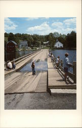 Floating Bridge Brookfield, VT Postcard Postcard Postcard