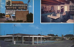 Shamrock Motor Hotel Postcard