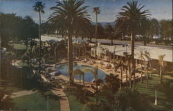 Hotel Miramar Turquois Pool Santa Monica, CA Postcard Postcard Postcard