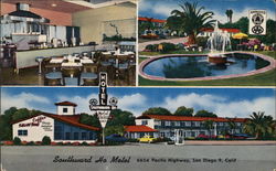 Southward Ho Motel San Diego, CA Postcard Postcard Postcard