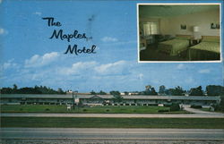 The Maples Motel Richmond, IN Postcard Postcard Postcard
