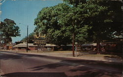 New Town House Motel & Restaurant Glennville, GA Postcard Postcard Postcard