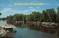 Schuylerville Yacht Basin Postcard