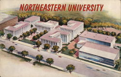 Northeastern University Boston, MA Postcard Postcard Postcard