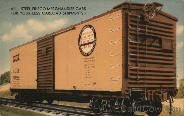 Frisco Merchandise Car Trains, Railroad
