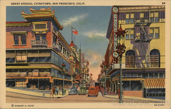 Grant Avenue, Chinatown San Francisco California