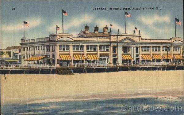 Natatorium From Pier Asbury Park New Jersey