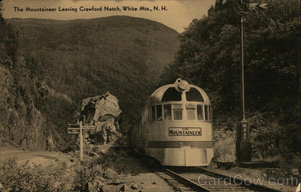 The Mountaineer Leaving Crawford Notch, White Mountains, N. H.