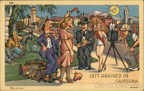 Just Arrived in California