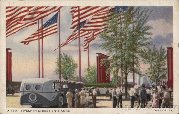Twelfth Street Entrance 1933 Chicago World Fair