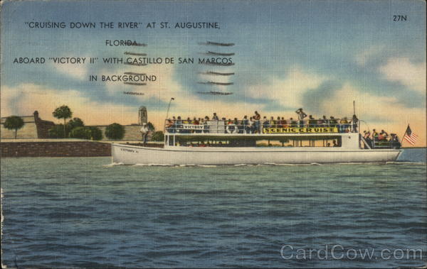 Cruising Down the River St. Augustine Florida