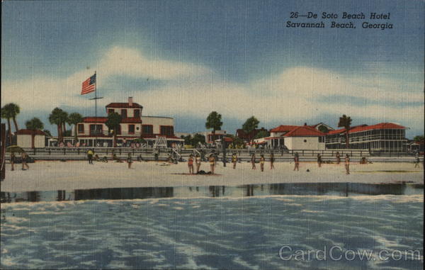 De Soto Beach Hotel Savannah Beach Georgia