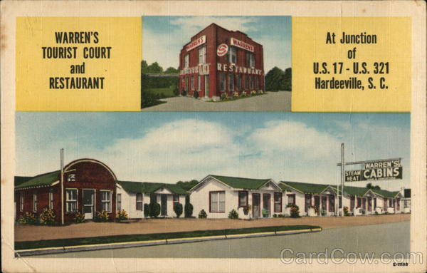 Warren's Tourist Court Hardeeville South Carolina
